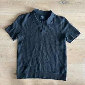 Abercrombie & Fitch Men's Black Polo knit Shirt